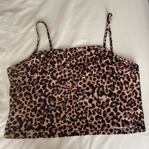 cheetah print tank top
